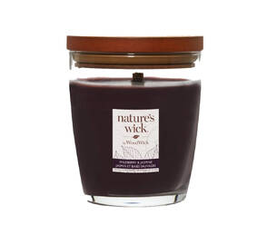 Ароматична свічка з ароматом диких ягід та жасмину WOODWICK Nature’s Wick Wildberry and Jasmine 284 г