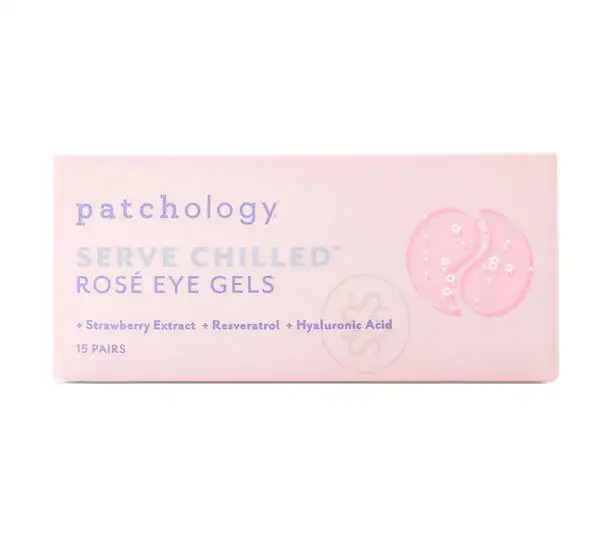 Освіжаючі патчі з екстрактом троянди PATCHOLOGY Serve Chilled Rose Eye Gels 15 пар