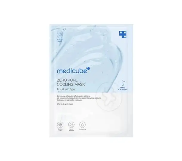 Охолоджувальна маска для звуження пор і контролю жирності шкіри MEDICUBE Zero Pore Cooling Mask 27 г