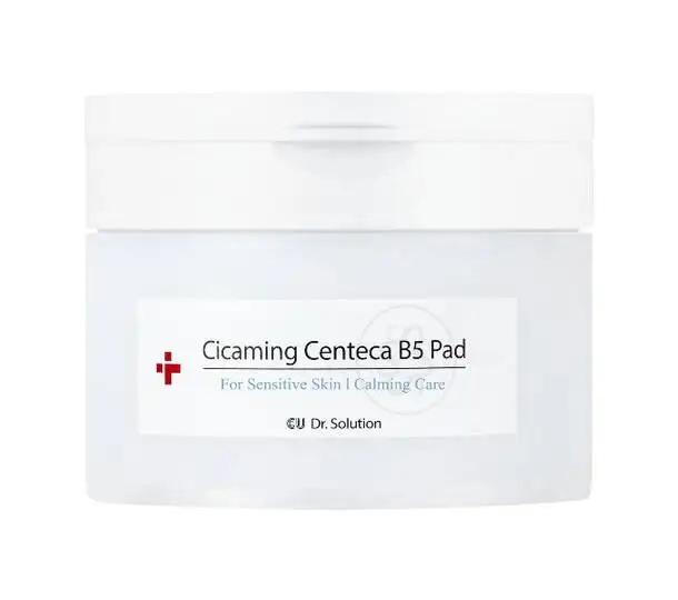 Заспокійливі педи з центелою та пантенолом CU SKIN Dr. Solution Cicaming Centeca B5 Pad 80 шт