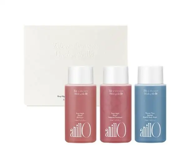 Набір для тіла ANILLO Rosy Night & Shower Time Travel Kit