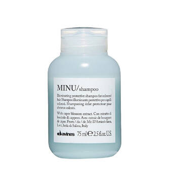 Шампунь для блиску та збереження кольору волосся DAVINES Minu Shampoo 75 мл - Фото №1