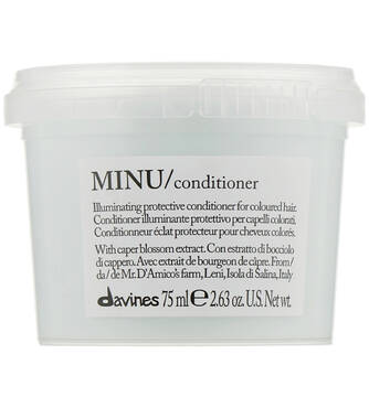 Кондиціонер для блиску та збереження кольору волосся DAVINES Minu Conditioner 75 мл - Фото №1