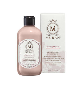 Шампунь для реконструкції та надання об’єму волоссю MURAN Silky Supreme 10 Restructuring Plumping Rose Shampoo 250 мл - Фото №1