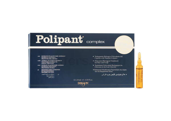 Ампулы для борьбы с выпадением волос Dikson Polipant complex - 12*10-ml - Фото №1
