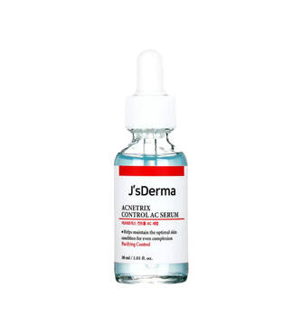 Успокаивающая сыворотка для проблемной кожи JS DERMA Acnetrix Control AC Serum 30 ml - Фото №1