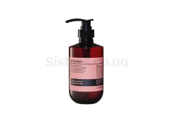 Очищающий шампунь Moremo Scalp Shampoo Clear and Cool 500 ml - Фото №1