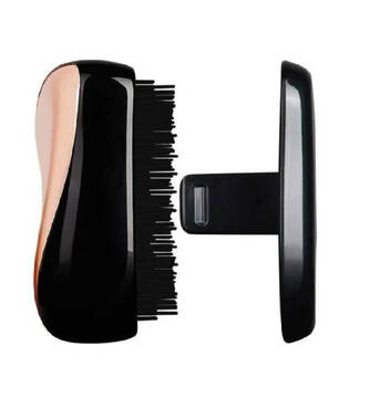 Щітка для волосся з кришечкою TANGLE TEEZER Compact Rose Gold Black - Фото №2