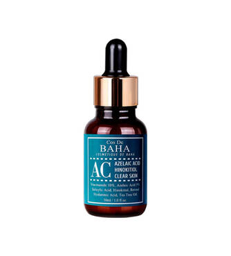 Сыворотка с азелаиновой кислотой и хинокитиолом Cos De BAHA Azelaic Acid Hinokitiol Clear Skin 30 ml - Фото №1