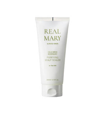 Очищаюча маска для шкіри голови з морською сіллю RATED GREEN Real Mary Cold Brewed Rosemary Purifyng Scalp Scaler 200 мл - Фото №1