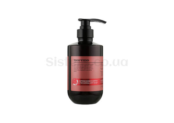 Кофеїн-біом для сухої та нормальної шкіри голови MOREMO Caffeine Biome Shampoo for Normal and Dry Scalp 500 мл - Фото №1