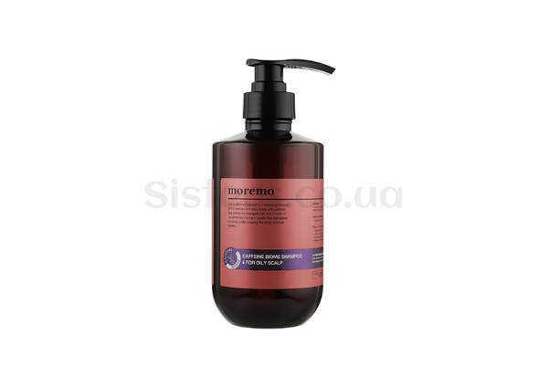 Кофеин-биом шампунь против выпадения волос для жирной кожи головы MOREMO Caffeine Biome Shampoo for Oily Scalp 500 ml - Фото №1