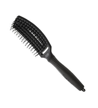 Щітка масажна OLIVIA GARDEN Finger Brush Combo Medium Black - Фото №3