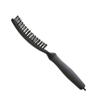 Щітка масажна OLIVIA GARDEN Finger Brush Combo Medium Black - Фото №4