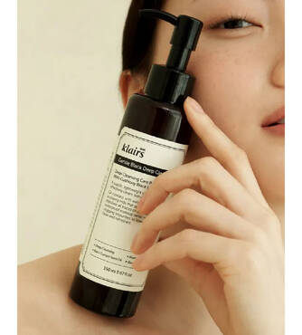 Гідрофільна олія для глибокого очищення DEAR, KLAIRS Gentle Black Deep Cleansing Oil 150 мл - Фото №2