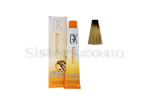 Крем-краска для волос с кератином № 7 GLOBAL KERATIN Juvexin Cream Color Blonde 100 мл - Фото №1