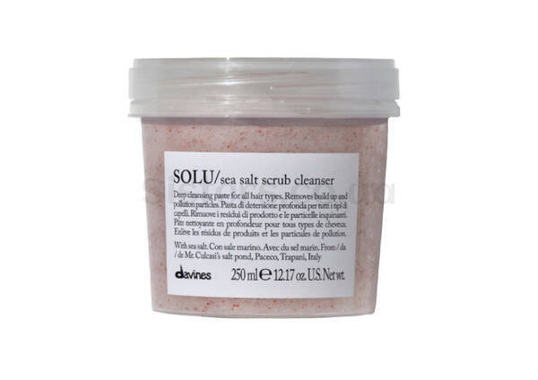 Паста-скраб з морською сіллю DAVINES Solu Sea Salt Scrub Cleancer 250 мл - Фото №1