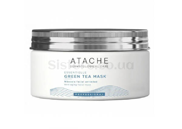Восстанавливающая успокаивающая маска ATACHE Essentielle Reafirming Mask Green Tea 200 мл - Фото №1