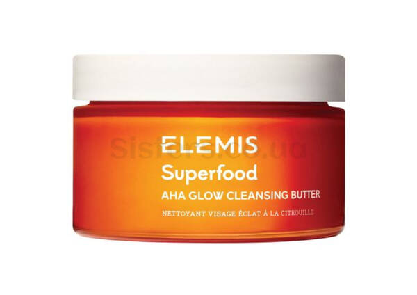 Масляний очищувач для сяйва шкіри ELEMIS Superfood AHA Glow Cleansing Butter 90 мл - Фото №1