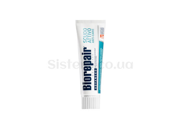 Паста против зубного налета для здоровых десен BIOREPAIR Advanced Scudo Attivo 75 мл - Фото №1