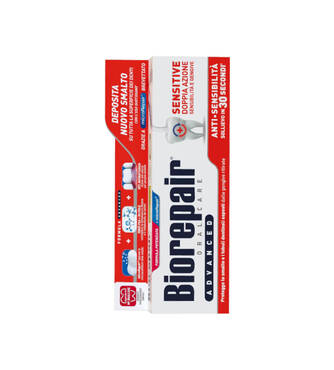Зубна паста для чутливих зубів BIOREPAIR Sensitive Doppia Azione 75 мл - Фото №2