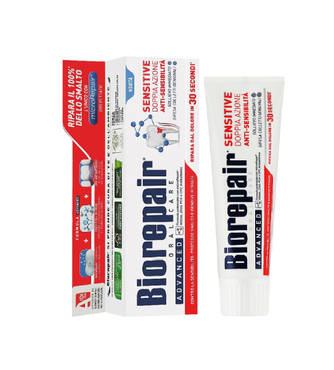 Зубна паста для чутливих зубів BIOREPAIR Sensitive Doppia Azione 75 мл - Фото №1