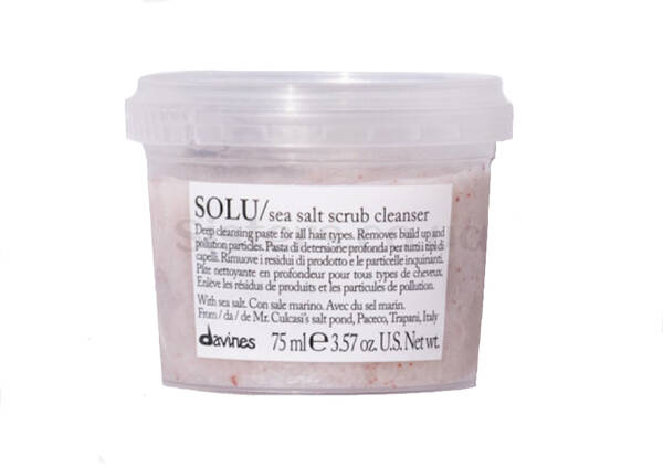 Паста-скраб з морською сіллю DAVINES Solu Sea Salt Scrub Cleancer 75 мл - Фото №1
