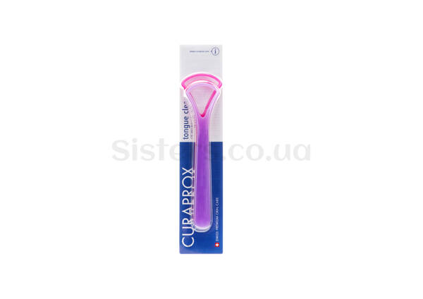 Набір скребків для язика CURAPROX Tongue Cleaner Pink/Violet 2 шт - Фото №1