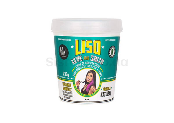 Маска для випрямлення та зволоження волосся LOLA from RIO Liso Leve and Solto Mask 230 мл - Фото №1