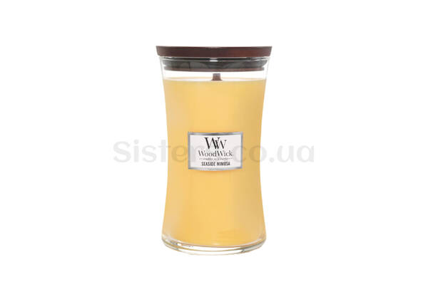 Ароматическая свеча с ароматом цитрусовых и винограда WOODWICK Seaside Mimosa 609 г - Фото №1