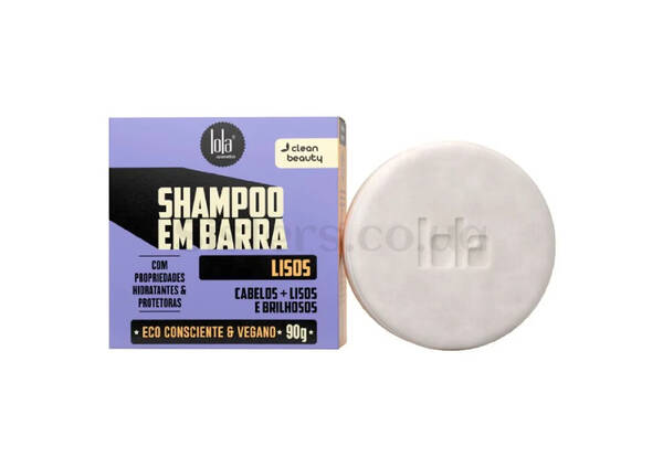 Твердый шампунь LOLA COSMETICS Shampoo Em Barra Lisos 90 г - Фото №1