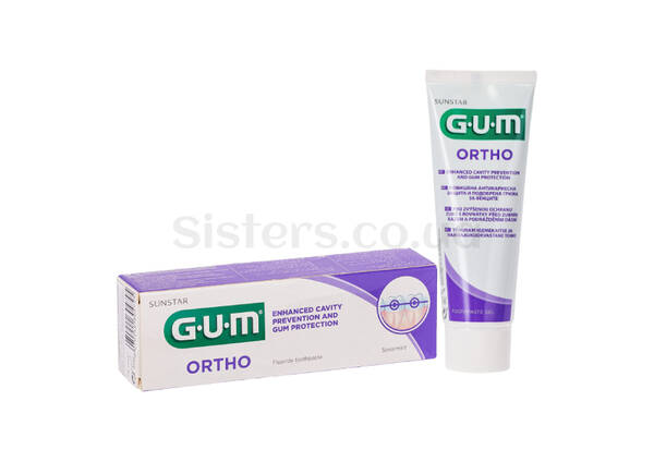 Зубная паста для брекет-систем GUM Ortho Gel Toothpaste 75 мл - Фото №1