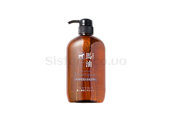 Шампунь с конским маслом KUMANO YUSHI Horse Oil Shampoo 600 мл - Фото №1