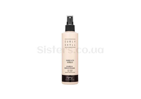Фіксуючий спрей для волосся CURLYSHYLL Shine & Fix Spray 240 мл - Фото №1