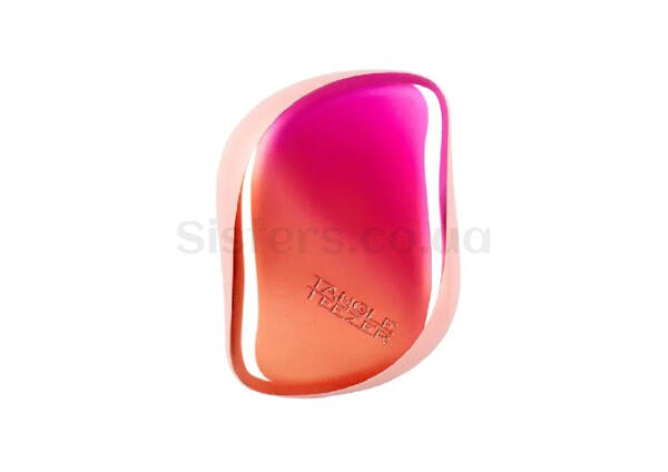 Щетка для волос с крышечкой TANGLE TEEZER Compact Pink Ombre - Фото №1