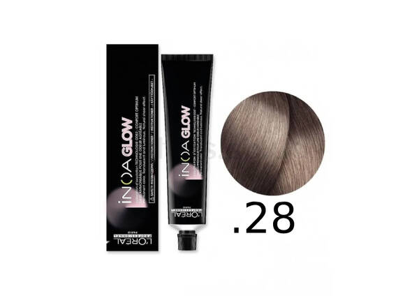 Крем-краска для волос без аммиака.28 L'OREAL PROFESSIONNEL Inoa Glow Песчано-розовый 60 г - Фото №1