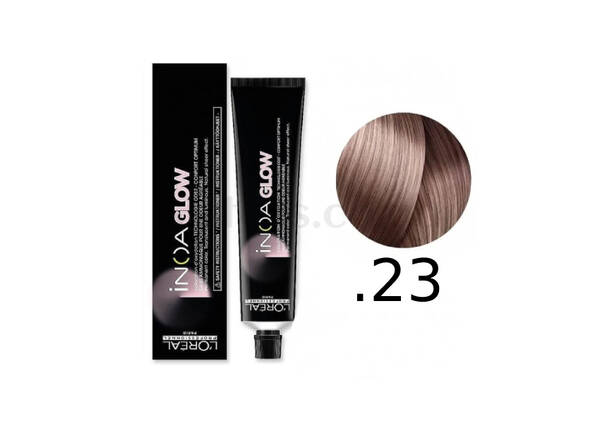 Крем-фарба для волосся без аміаку .23 L'OREAL PROFESSIONNEL Inoa Glow Перламутрово-золотистий 60 г - Фото №1