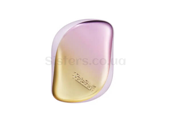 Щетка для волос с крышечкой TANGLE TEEZER Compact Purple-yellow Gradient - Фото №1