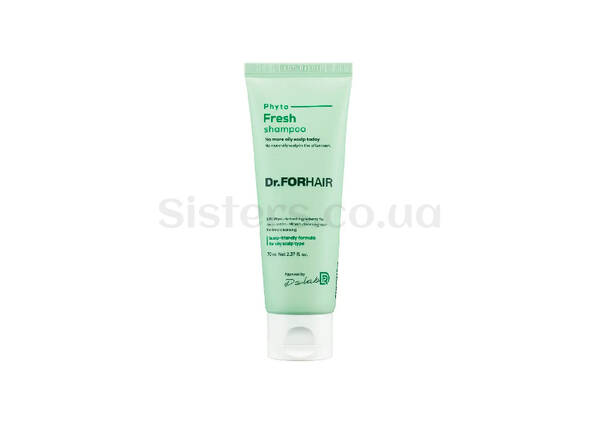 Міцелярний шампунь для жирної шкіри голови DR.FORHAIR Phyto Fresh Shampoo 70 мл - Фото №1
