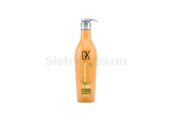 Шампунь с экстрактом конопли GLOBAL KERATIN CBD Vegan Shampoo 650 мл - Фото №1