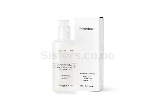 Делікатний засіб для очищення шкіри та видалення макіяжу TRANSPARENT-LAB Oil-Based Cleanser 200 мл - Фото №1