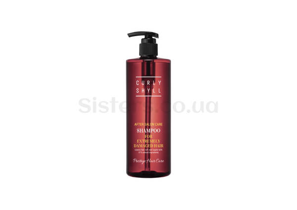 Восстанавливающий шампунь для поврежденных волос CURLY SHYLL After Salon Care Shampoo 500 мл - Фото №1