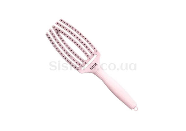 Щетка массажная OLIVIA GARDEN Finger Brush Combo Pearl Pink - Фото №1