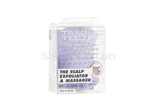 Щітка для масажу голови TANGLE TEEZER The Scalp Exfoliator & Massager Lavender Lite - Фото №2
