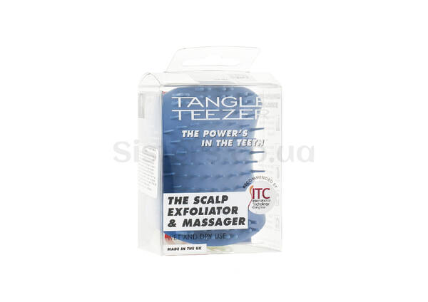 Щітка для масажу голови TANGLE TEEZER The Scalp Exfoliator & Massager Coastal Blue - Фото №2