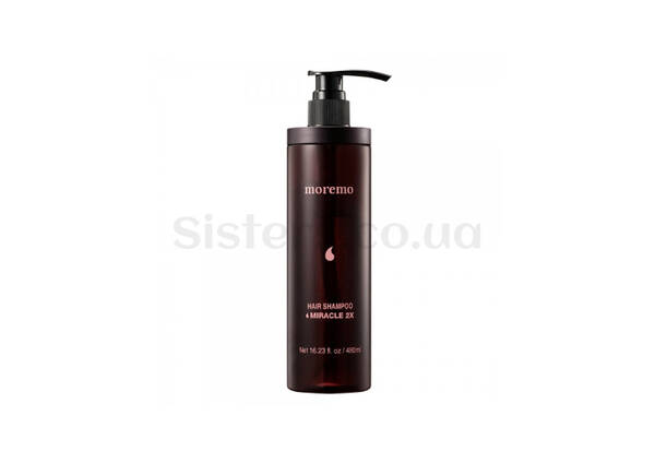 Відновлюючий шампунь MOREMO Hair Shampoo Miracle 2X 480 мл - Фото №1