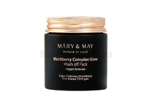 Антиоксидантна глиняна маска MARY&MAY Blackberry Complex Glow 125 г - Фото №1