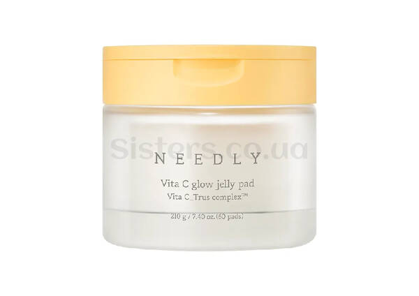 Зволожувальні тонер-педи для сяйва шкіри NEEDLY Vita C Glow Jelly Pad 60 шт - Фото №1