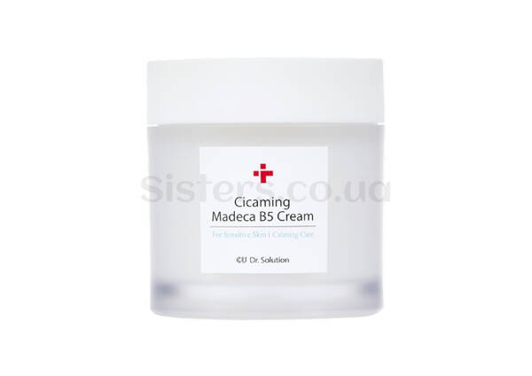 Успокаивающий крем с центеллой и пантенолом CU SKIN Dr.Solution Cicaming B5 Madeca Cream 70 мл - Фото №1