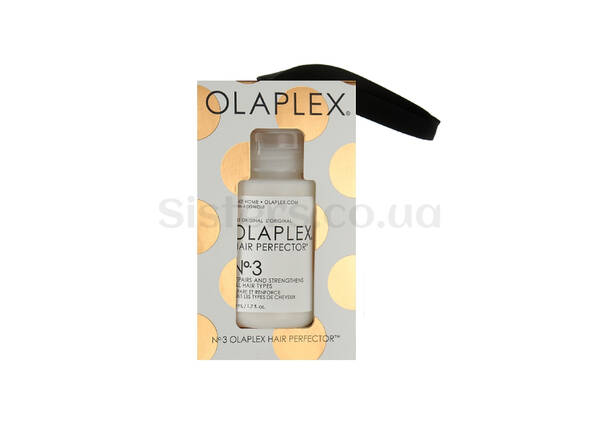 Відновлююча маска-еліксир для волосся святкова колекція №3 OLAPLEX Hair Perfector 50 мл - Фото №1